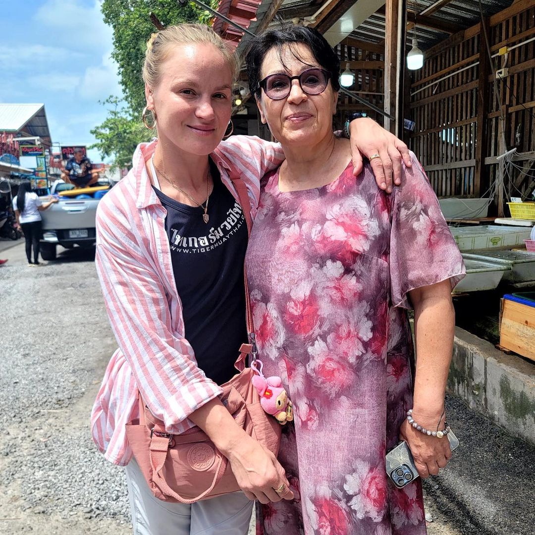 Valentina with her mother Elena Arkadyevna